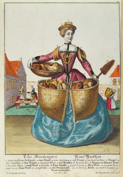 A Baker, c.1735 by Martin Engelbrecht
